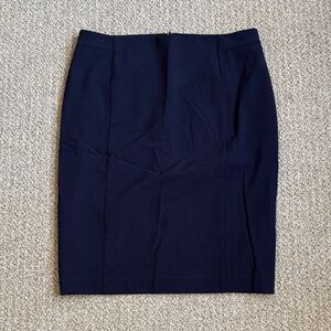 NWT Ann Taylor Navy Pencil Skirt